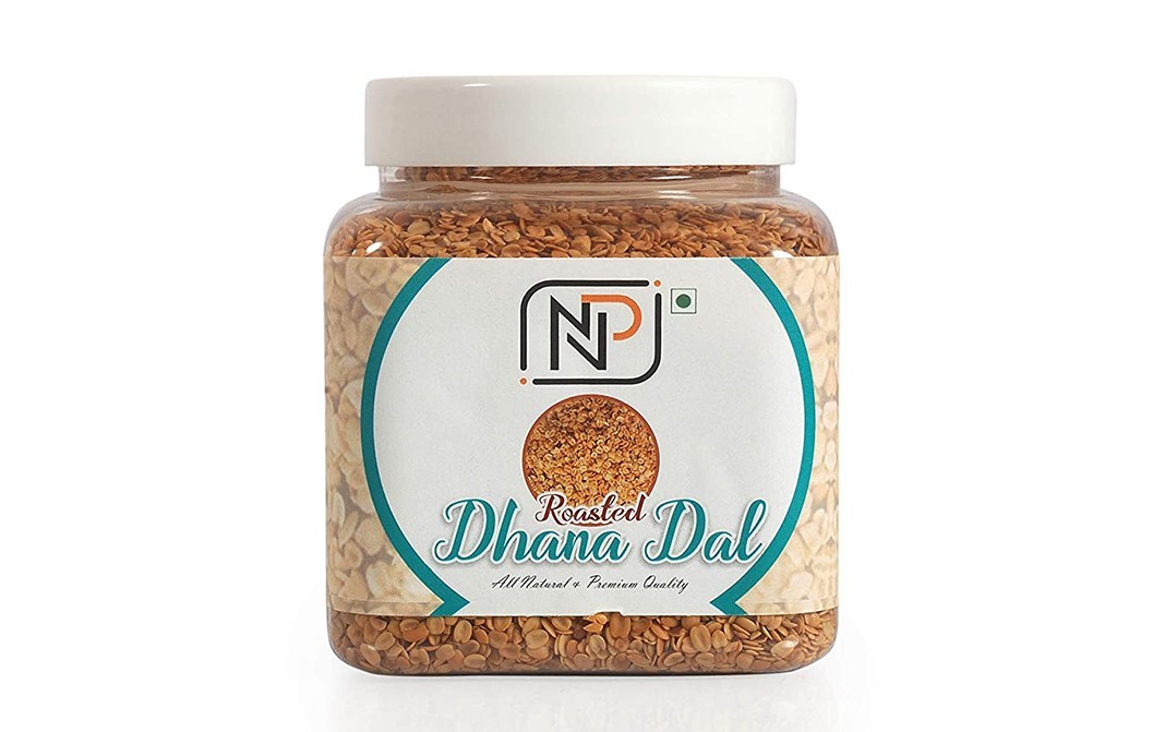 NaturePlatter Roasted Dhana Dal    Plastic Jar  500 grams